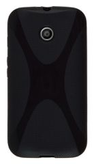 Motorola Moto E Dual SIM XT1022 - Θήκη Σιλικόνης X-Line Gel TPU Μαύρο (OEM)
