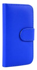 Nokia Lumia 800 - Δερμάτινη Θήκη Πορτοφόλι Μπλέ (OEM)