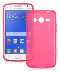 Samsung Galaxy Core 2 G355HN - Θήκη TPU GEL S-Line Ρόζ (ΟΕΜ)