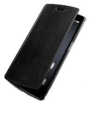 ZTE Blade L2 - Δερμάτινη Stand Θήκη Μαύρο (OEM)