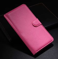 Huawei Honor 3X G750 - Δερμάτινη Stand Θήκη Πορτοφόλι Φούξια (OEM)