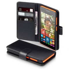 Microsoft Lumia 535 - Δερμάτινη Θήκη Πορτοφόλι Μαύρο (OEM)