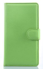 Microsoft Lumia 535 - Δερμάτινη Stand Θήκη Πορτοφόλι Πράσινο (OEM)