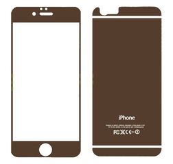 Apple iPhone 6 - Προστατευτικό Οθόνης Premium Tempered Glass Colorful Nano Slim Front-Back 0.2 mm 9H Μώβ (Ancus)