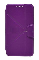 Samsung Galaxy Core 2 G355HN - Δερμάτινη Πορτοφόλι Θήκη Μωβ (Ancus)
