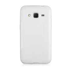 Samsung Galaxy Core Prime SM-G360F-TPU Gel S-Line Case White (OEM)