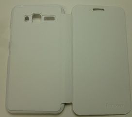 Lenovo A916 - Δερμάτινη Θήκη Με Πίσω Κάλυμμα Λευκή (OEM)
