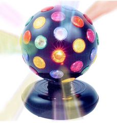 Big Ben Περιστρεφόμενη disco-μπάλα 6'' πολλαπλών χρωμάτων