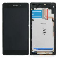 Sony Xperia Z2 Complete lcd and digitizer with frame in black