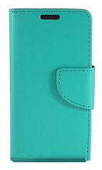 Microsoft Lumia 435 - Δερμάτινη Stand Θήκη Πορτοφόλι Γαλάζιο (OEM)