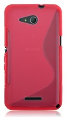Sony Xperia E4g - Θήκη Tpu Gel S-Line Ρόζ (OEM)