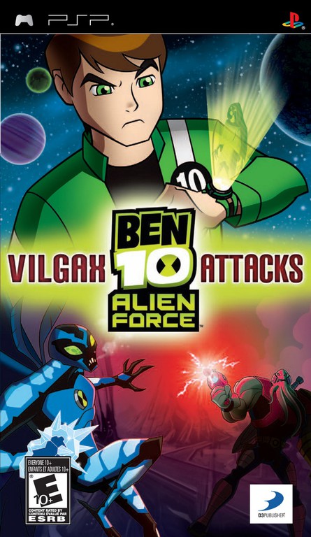 PSP GAME - Ben 10 Alien Force Vilgax Attacks (MTX)