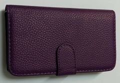 Sony Xperia Z3 Compact - Δερμάτινη Θήκη Πορτοφόλι Μώβ (OEM)