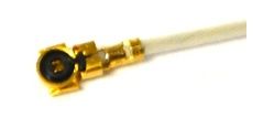 Genuine Samsung SM-G925F Galaxy S6 Edge Coaxial Cable 49.5mm in White- Samsung part no: GH39-01785A