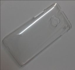 Σκληρή Θήκη Πίσω Κάλυμμα για HTC One M7 Διαφανές (Ancus)