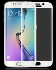 Samsung Galaxy S6 Edge G925F - Προστατευτικό Οθόνης Tempered Glass - Full Screen Protector Λευκό (OEM)