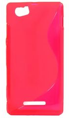 Sony Xperia M C1905 - Θήκη TPU Gel S-Line Φούξια (OEM)