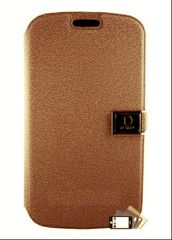 Samsung Galaxy Core Plus G350 - Δερμάτινη Θήκη Πορτοφόλι με Πλαστικό Πίσω Κάλυμμα DR' CHEN Καφέ (OEM)