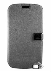 Samsung Galaxy Core Plus G350 - Δερμάτινη Θήκη Πορτοφόλι με Πλαστικό Πίσω Κάλυμμα DR' CHEN Γκρι (OEM)