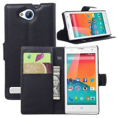 ZTE Kis 3 Max - Δερμάτινη Stand Θήκη Πορτοφόλι Μαύρο (OEM)