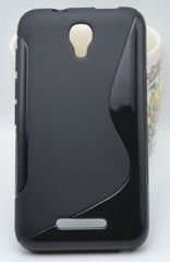 Θήκη TPU Gel S-Line για Alcatel One Touch Pixi First (4024D) Μαύρη (OEM)