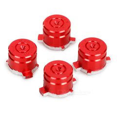 Σετ κουμπιών Aluminium Bullet Button Set για PS3 / PS4 - Κόκκινο (OEM)