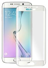 Samsung Galaxy S6 Edge Plus G928F - Προστατευτικό Οθόνης Tempered Glass - Full Screen Protector Λευκό (OEM)