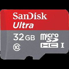 Sandisk Ultra micro SDHC/ SDXC UHS-I Card with SD Adapter 32GB 80MB/S SDSQUNC-032G-GN6MA