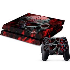 Πλήρες σετ αυτοκόλλητων PS4 Vampire Skull FULL BODY Accessory Wrap Sticker Skin Cover Decal για PS4 Playstation 4 (OEM)