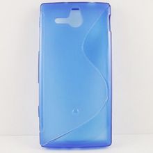 Sony Xperia U - Θήκη TPU Gel S-Line Μπλε (OEM)