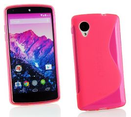 LG Nexus 5 D820 / D821 - Θήκη TPU GEL S-Line Ρόζ (OEM)