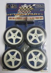 NIKKO EVOLUTION SERIES OPTION PARTS SLICK tyre WHEELSET 1/10