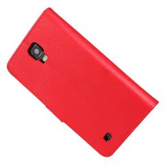 Samsung Galaxy S4 Active i9295 Δερμάτινη Θήκη Πορτοφόλι Κόκκινο OEM
