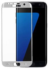 Samsung Galaxy S7 Edge G935F - Προστατευτικό Οθόνης Tempered Glass Full Screen Protector Ασημί (OKMORE)