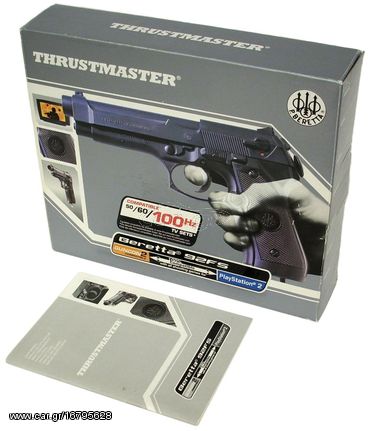 Πιστολι Thrustmaster  beretta 92fs  για PS/PS2 controller