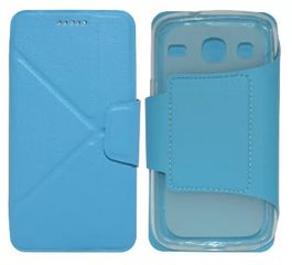 Θήκη Book Ancus Classic για Samsung i8262D Galaxy Core Duos Γαλάζιο (Ancus)