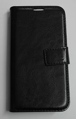 Δερμάτινη Θήκη Πορτοφόλι Με Πίσω Κάλυμμα Σιλικόνης για Samsung Galaxy J5 Prime Μαύρο (ΟΕΜ)