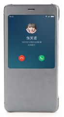 Γνήσια Δερμάτινη Smart Flip Θήκη Με Λειτουργία Smart Wake Up/Sleep για Xiaomi Redmi Note 4 Σκούρο Μπλέ (Xiaomi)