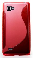 Θήκη TPU Gel S-Line για LG Optimus 4X HD P880 Κόκκινο (OEM)