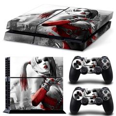 Πλήρες σετ αυτοκόλλητων PS4 (Fat) Harley Quinn FULL BODY Accessory Wrap Sticker Skin Cover Decal για Playstation 4 (OEM)