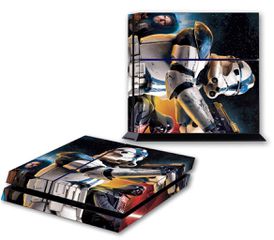 Πλήρες σετ αυτοκόλλητων PS4 Star Wars Stormtrooper FULL BODY Accessory Wrap Sticker Skin Cover Decal για PS4 Playstation 4 (Fat) (OEM)