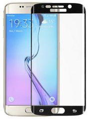 Samsung Galaxy S6 Edge Plus G928F - Προστατευτικό Οθόνης Tempered Glass - Full Screen Protector Μαύρο (OKMORE)