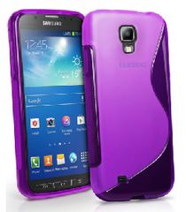 Θήκη TPU Gel S-Line για Samsung Galaxy S4 Active i9295 Μώβ (OEM)