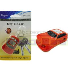 Whistle Key Finder Αυτοκίνητο διαμορφωμένο με αλυσίδα κλειδιού LED YY-321 Κόκκινου Χρώματος (OEM)