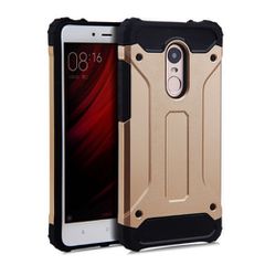 Dust-proof Hard Armor Shockproof Silicone Cover Case For Xiaomi Redmi Note 3 & 4 Global Version Χρυσό
