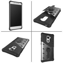 LeTV LeEco Le Max 2 Rugged Hybrid Armor PC+TPU Stand Case Cover Μαύρο