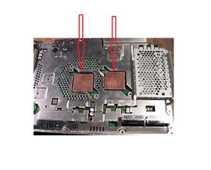 Ps3 Fat Copper Shims (42x42x1.2) mm between the CPU/GPU provide better cooling your PS3 YLOD (oem)