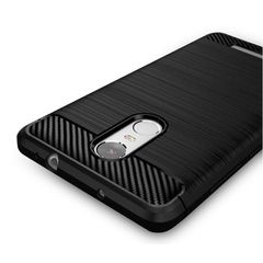 Θήκη Σιλικόνης Ίνα Άνθρακας για Xiaomi Redmi Note 4X Global Version (OEM)