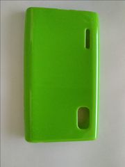 Θήκη Faceplate Ancus για LG Optimus L5 E610/E612 Velvet Feel  Πρασινη  (OEM)