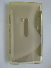 Nokia Lumia 920 Θήκη Σιλικόνης Διάφανο-Ασπρο TPU (OEM)